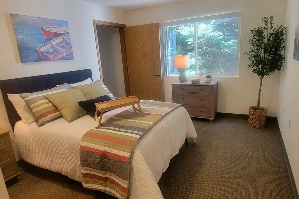 Village Green West Seattle Renovated Apartment Bedroom