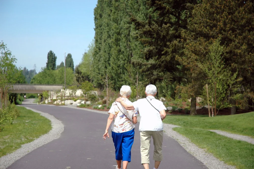 Strolling in the park