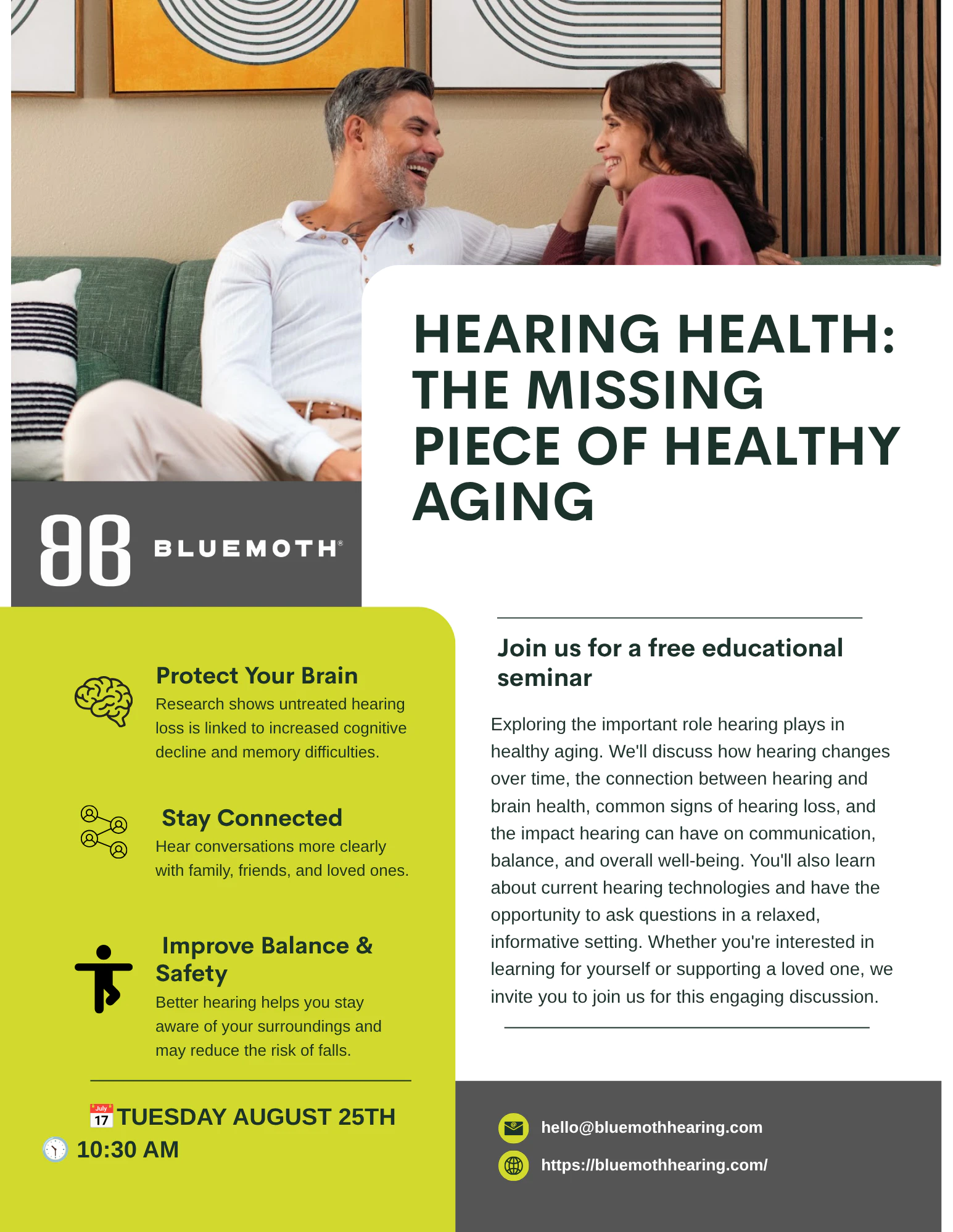 Hearing & Health event Poster
